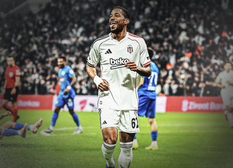 Michael Amir Murillo deslumbra en Turquía: Golazo y clasificación a cuartos con el Besiktas Michael Amir Murillo celebrando un gol con el Besiktas en la Copa de Turquía.